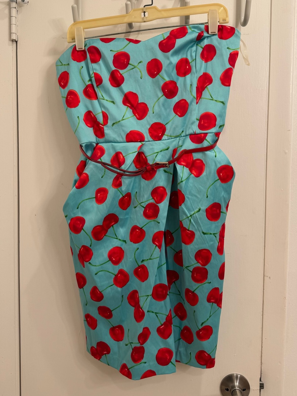 Teeze Me Aqua and Red Cherry 🍒 Dress